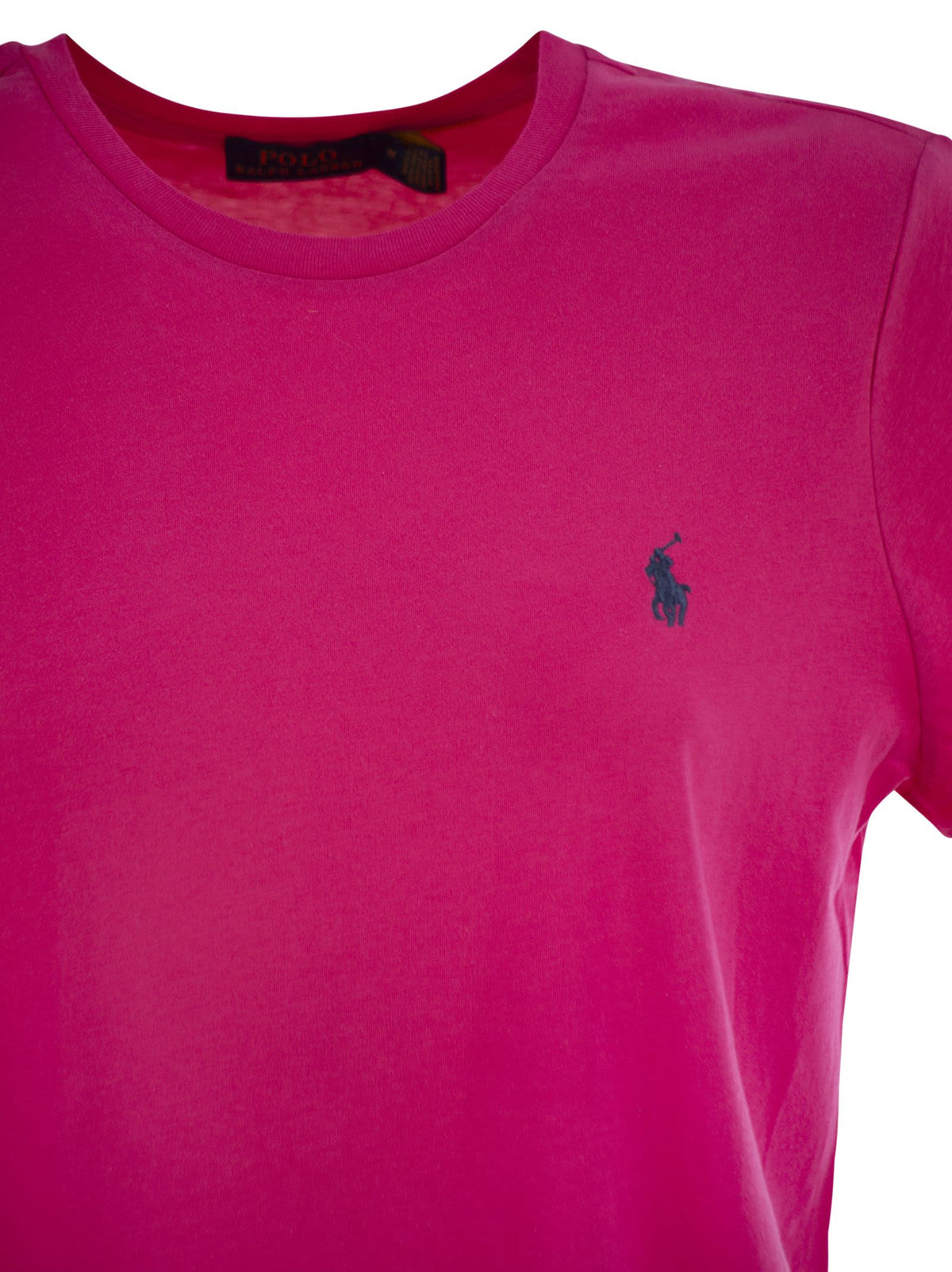 Polo ポロラルフローレンクルネックコットンTシャツ - Image 5