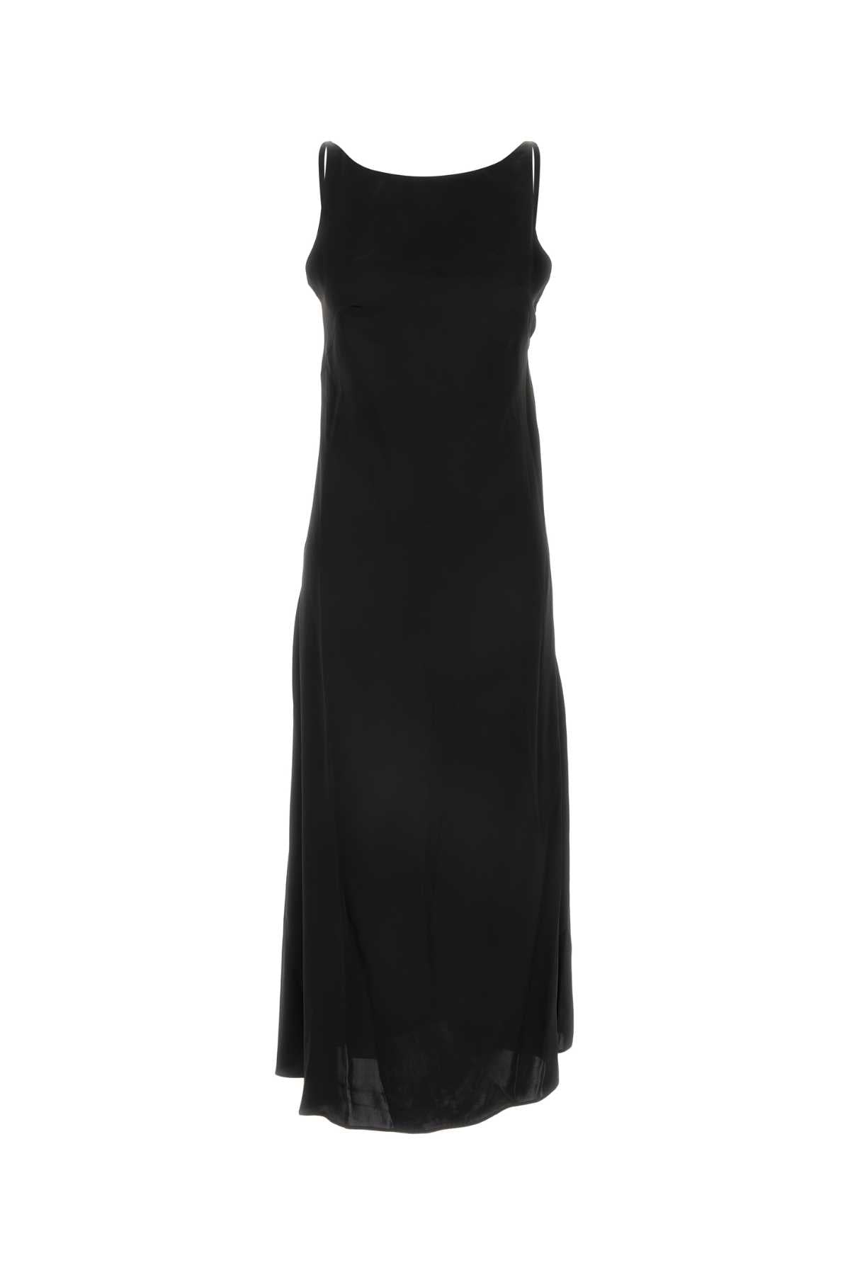 A.p.c. A.P.C.黒いサテンジュニアドレス - Image 5