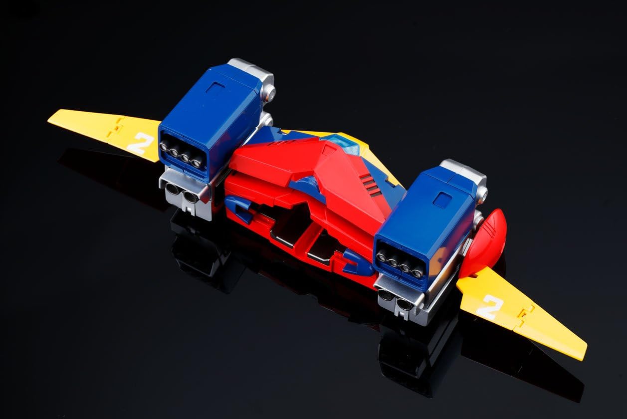 DX Soul of Chogokin Super Electromagnetic Com-Battler V, approx. 14 in. (355mm), ABS and PVC, die-cast painted action figure