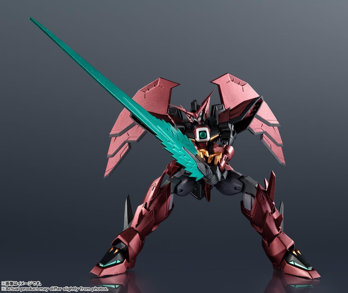 TAMASHII NATIONS Gundam UNIVERSE Mobile Suit Gundam W OZ-13MS Gundam Epyon, Approx. 6.1 in (155 mm), PVC & ABS, Pre-painted Action Figure