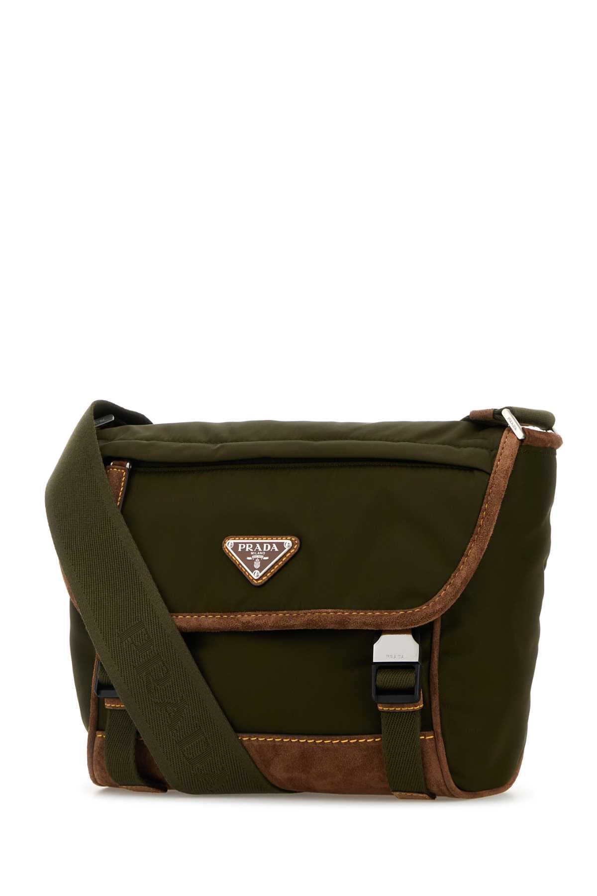 Prada プラダ オリーブ グリーン Re ナイロン クロスボディ バッグ - Image 5