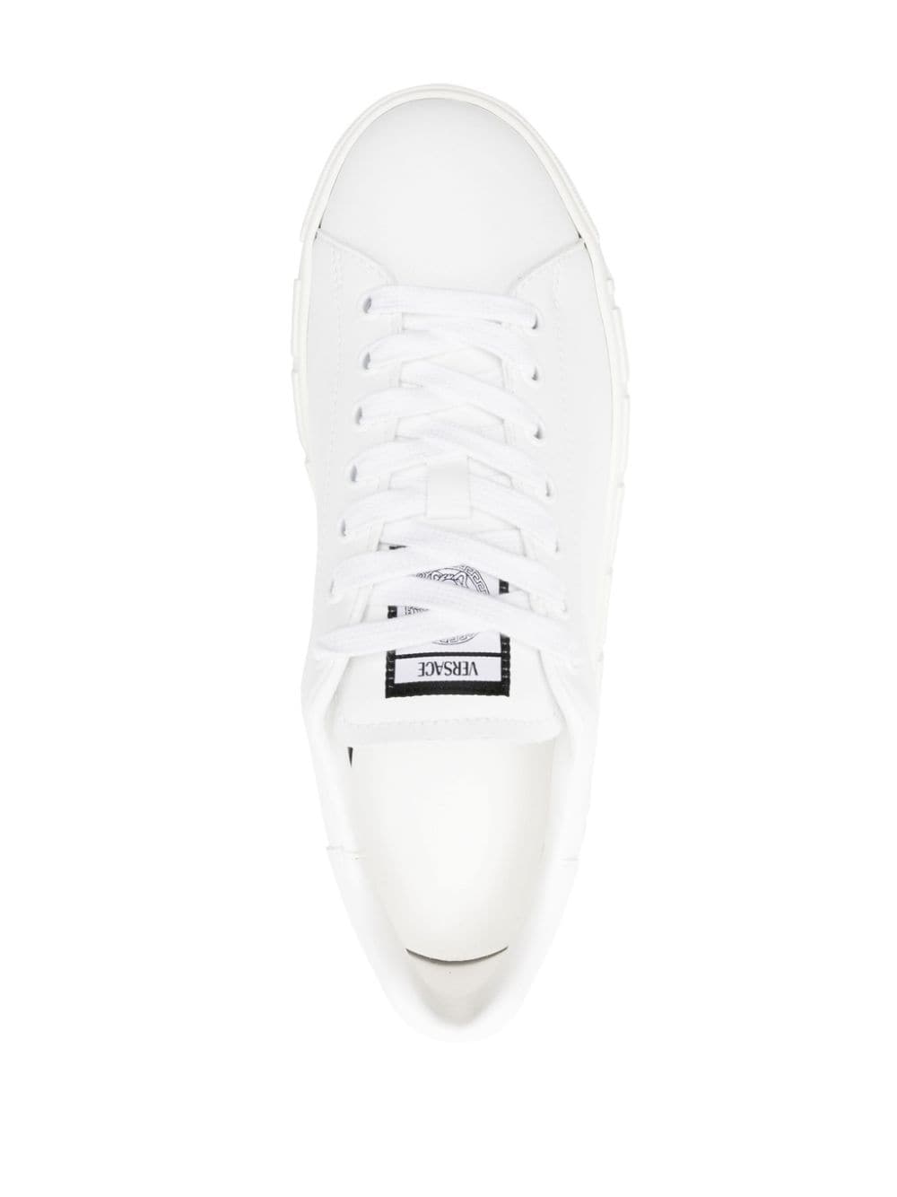 Versace ヴェルサーチグレカレザースニーカー - Image 5
