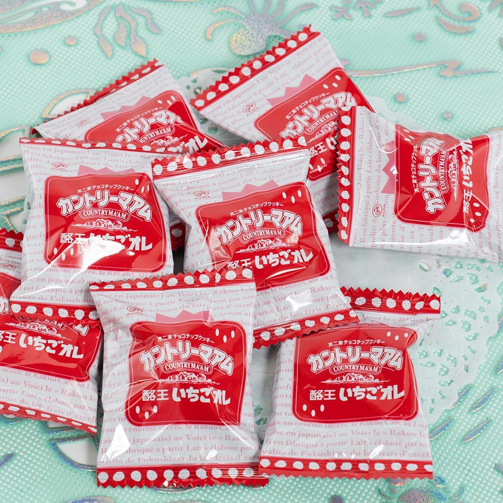 Fujiya Country Mamu, Cheo Strawberry Ole, Local Limited Country Am, Pack of 16, Fukushima Miyage Nagatoya
