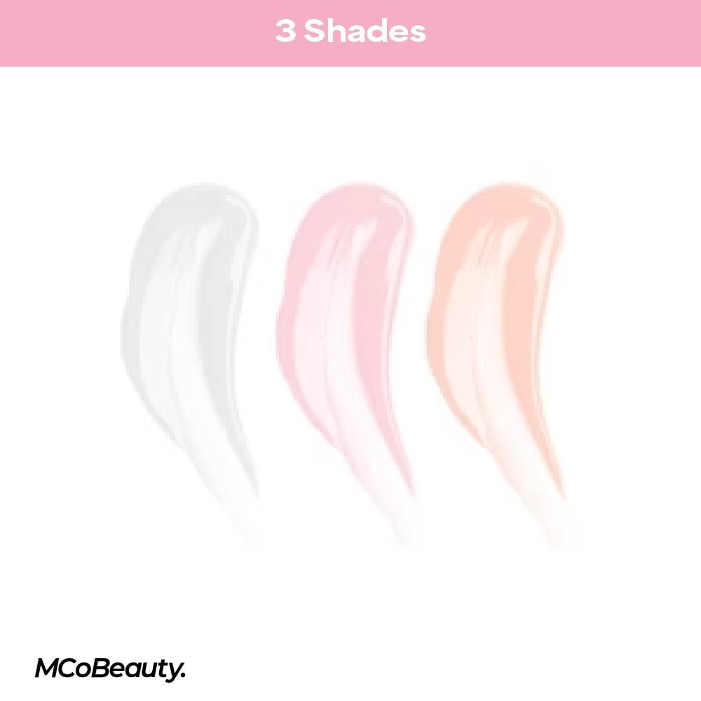 MCoBeauty - Juego de 3 mini brillos para labios | 3 High Shine Shades Clip Onto Your Keys, Hydrating Non Sticky Formula, Smooth Doe Foot Glide For Easy Touch Ups