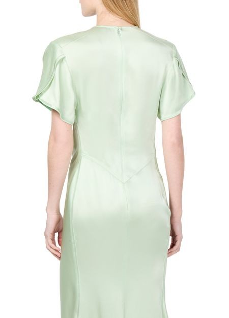 VICTORIA BECKHAM Vネック ギャザー ミディ丈ワンピース - Image 5