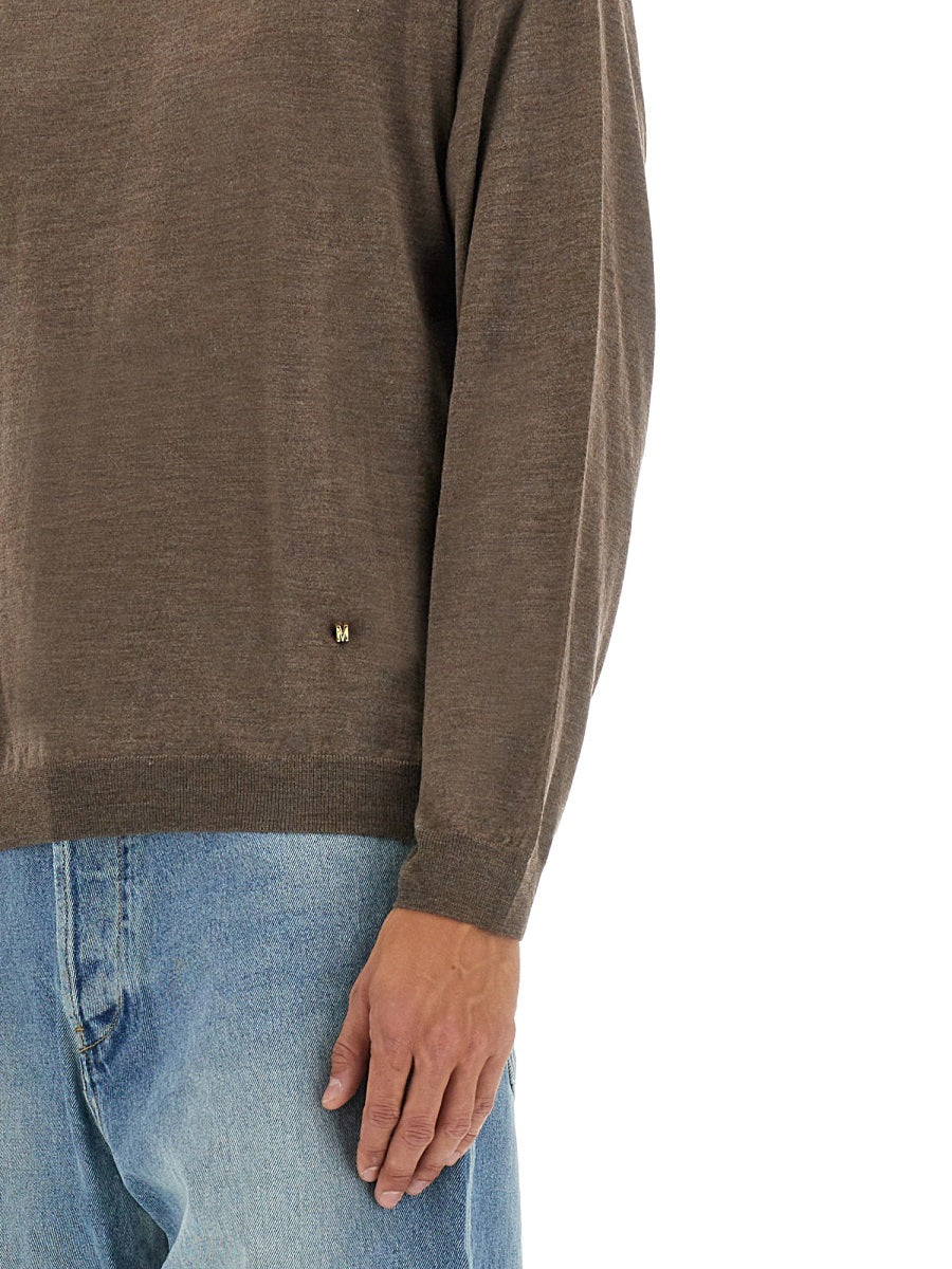 Moschino モスキーノウールとシルクプルオーバー - Image 5