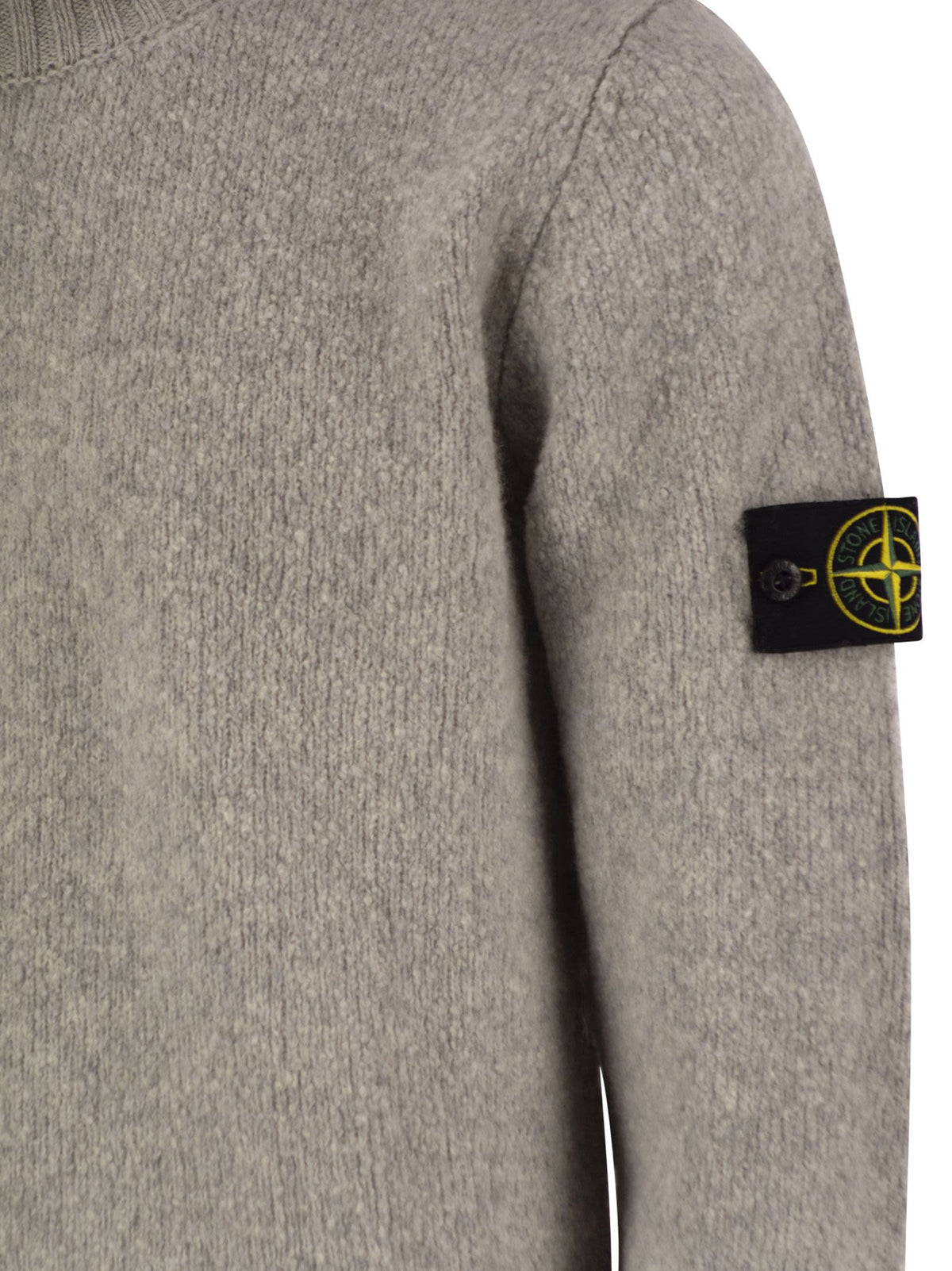 Stone Stone Island Round Neck Jumper With Gauzy Texture - Image 5