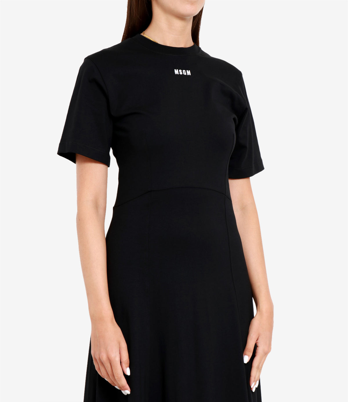 Msgm MSGMは黒いドレスを着ています - Image 5