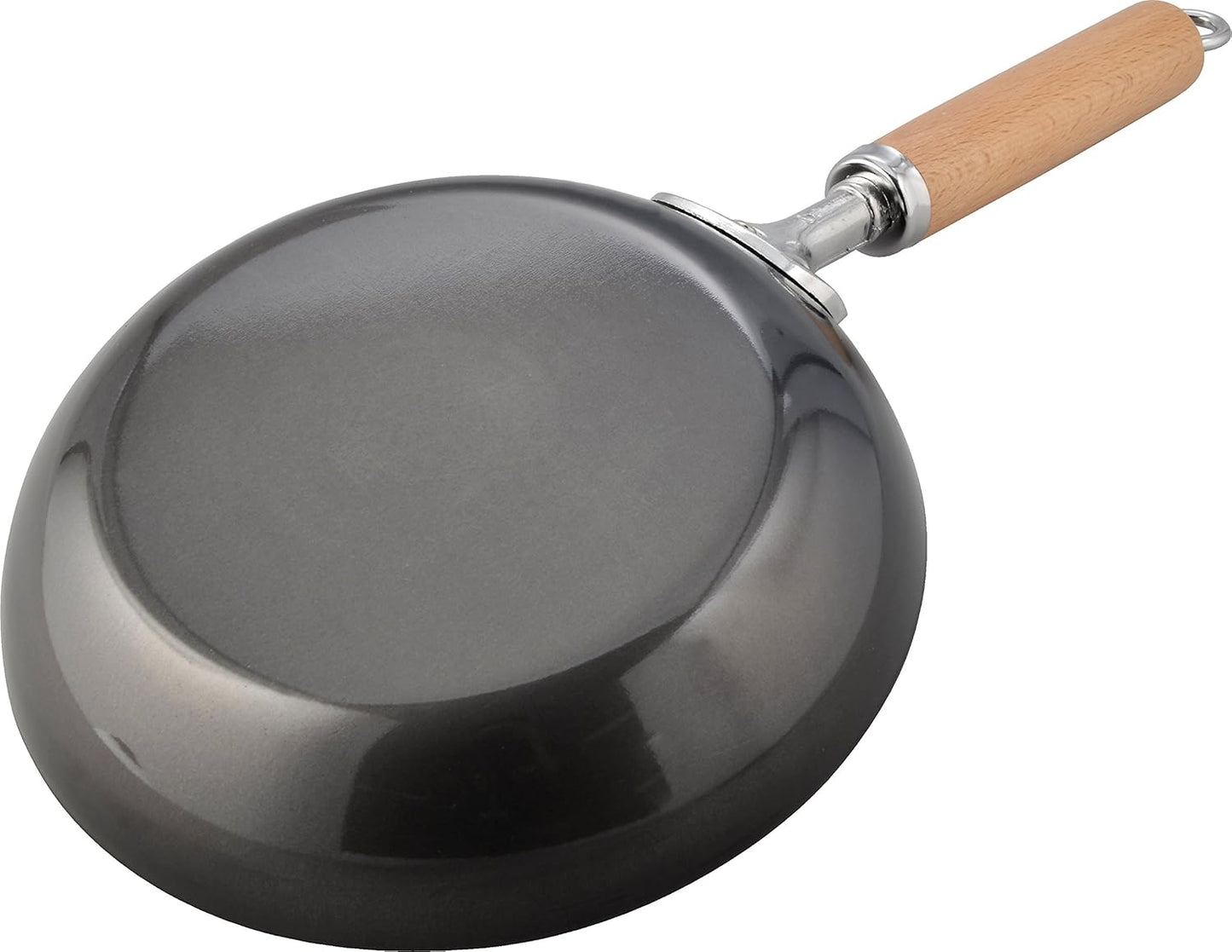 Wahei Freiz GR-9747 Black Iron Frying Pan, 8.7 inches (22 cm), Made in Japan, Compatible with IH and Gas, Carefully Selected Materials