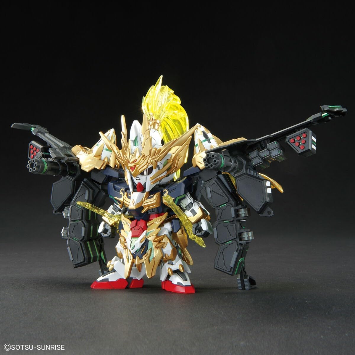 Bandai Spirits SDW Heroes Zhao Yun Double O Gundam Command Package, Pre-Colored Plastic Model