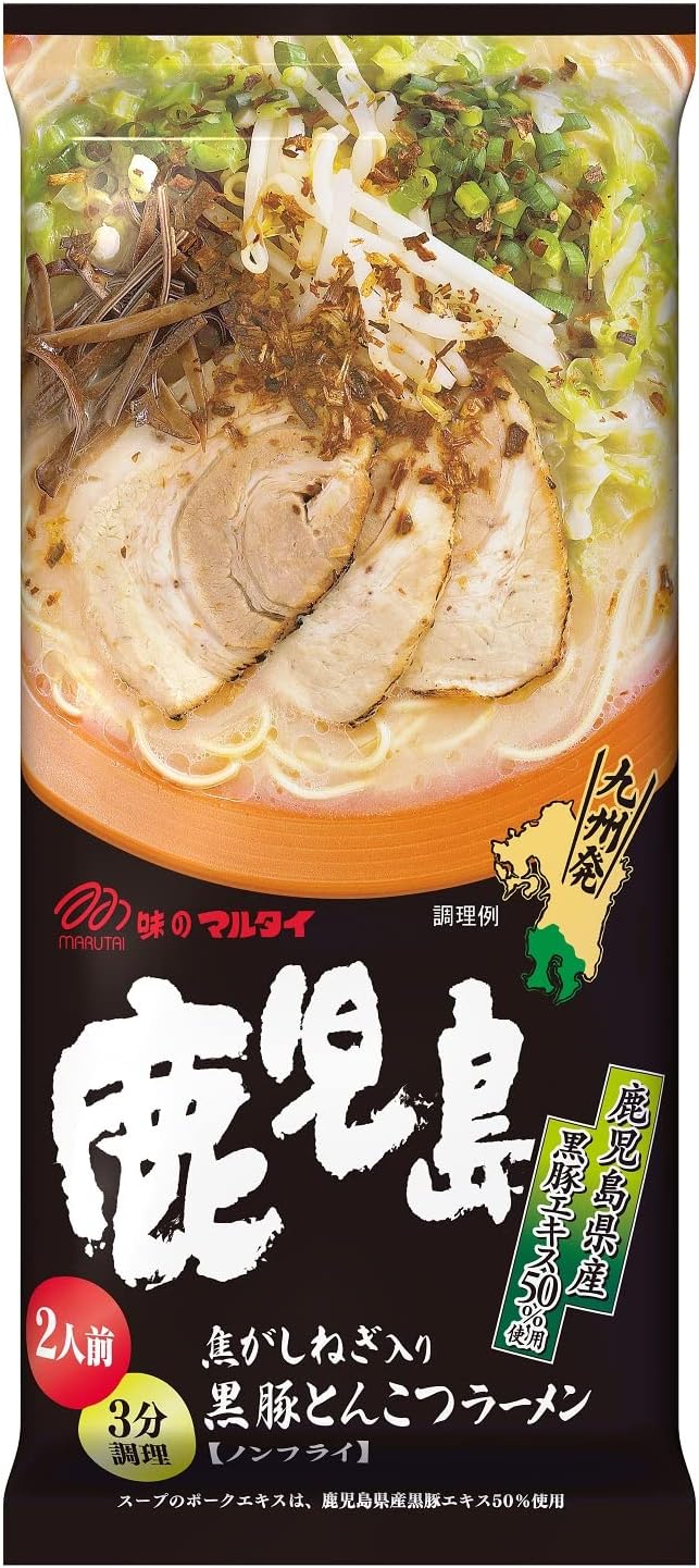 Marutai Kyushu Regional Stick Ramen 8-Type Set, 2 Each, Total 16 Pieces