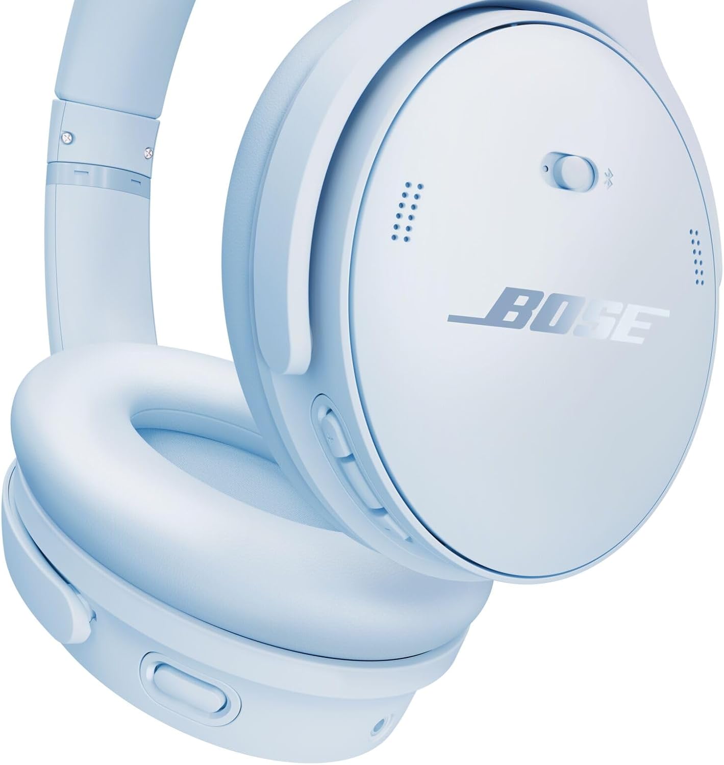 Bose QuietComfort Headphones LE Fully Wireless Headphones, Noise Cancelling, Bluetooth Connectivity with Microphone, Up to 24 Hours Playtime, Fast Charging, Ice Blue