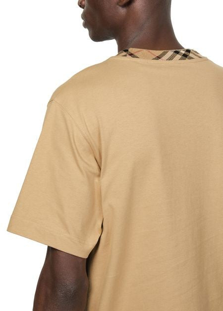 BURBERRY Check cotton t-shirt - Image 5