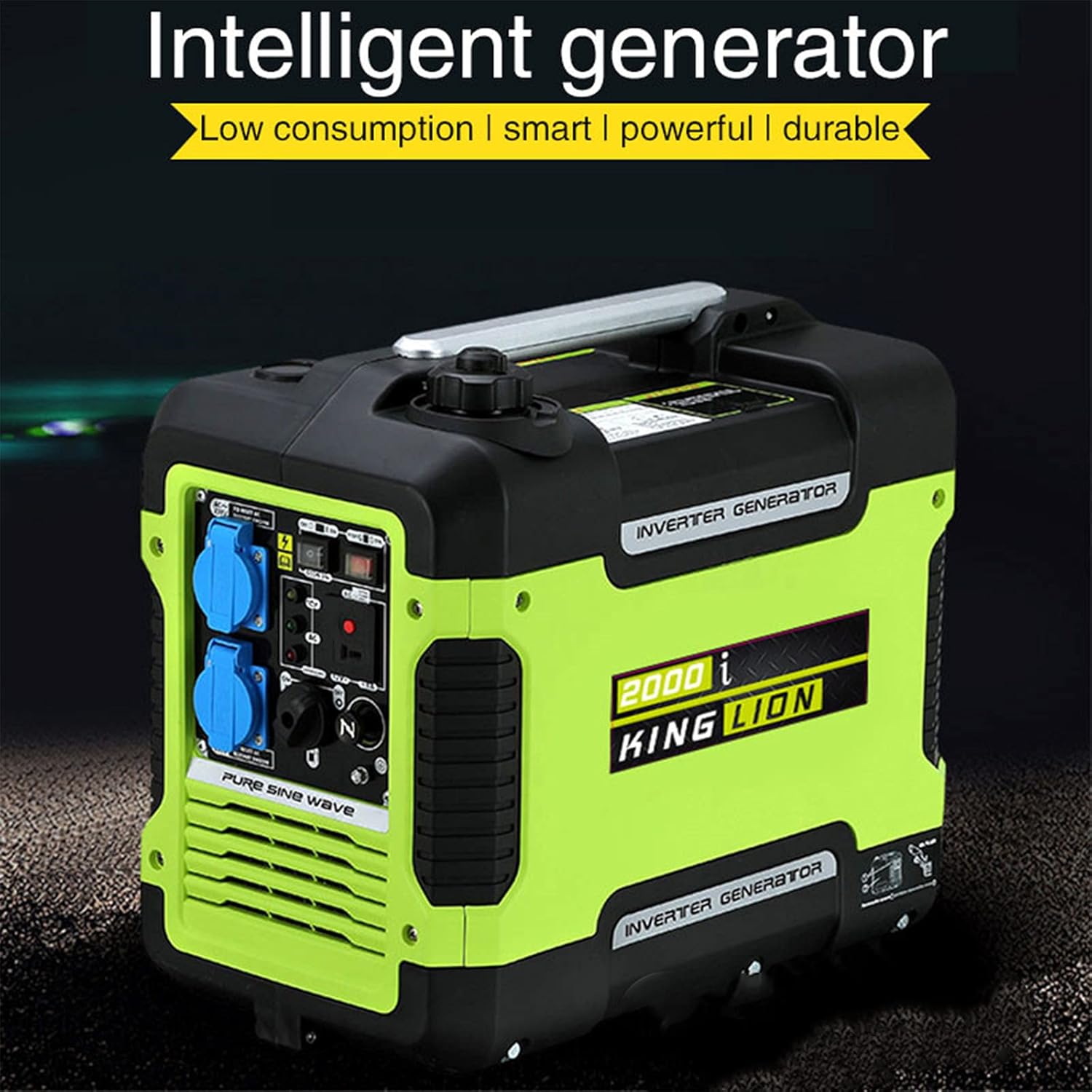 2000w Digital Variable Frequency Gasoline Generator Portable Low Noise Home Gasoline Generator/Emergency Power Supply
