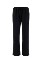 T By Alexander Wang TによるAlexander Wang Black Cotton Joggers - Image 5