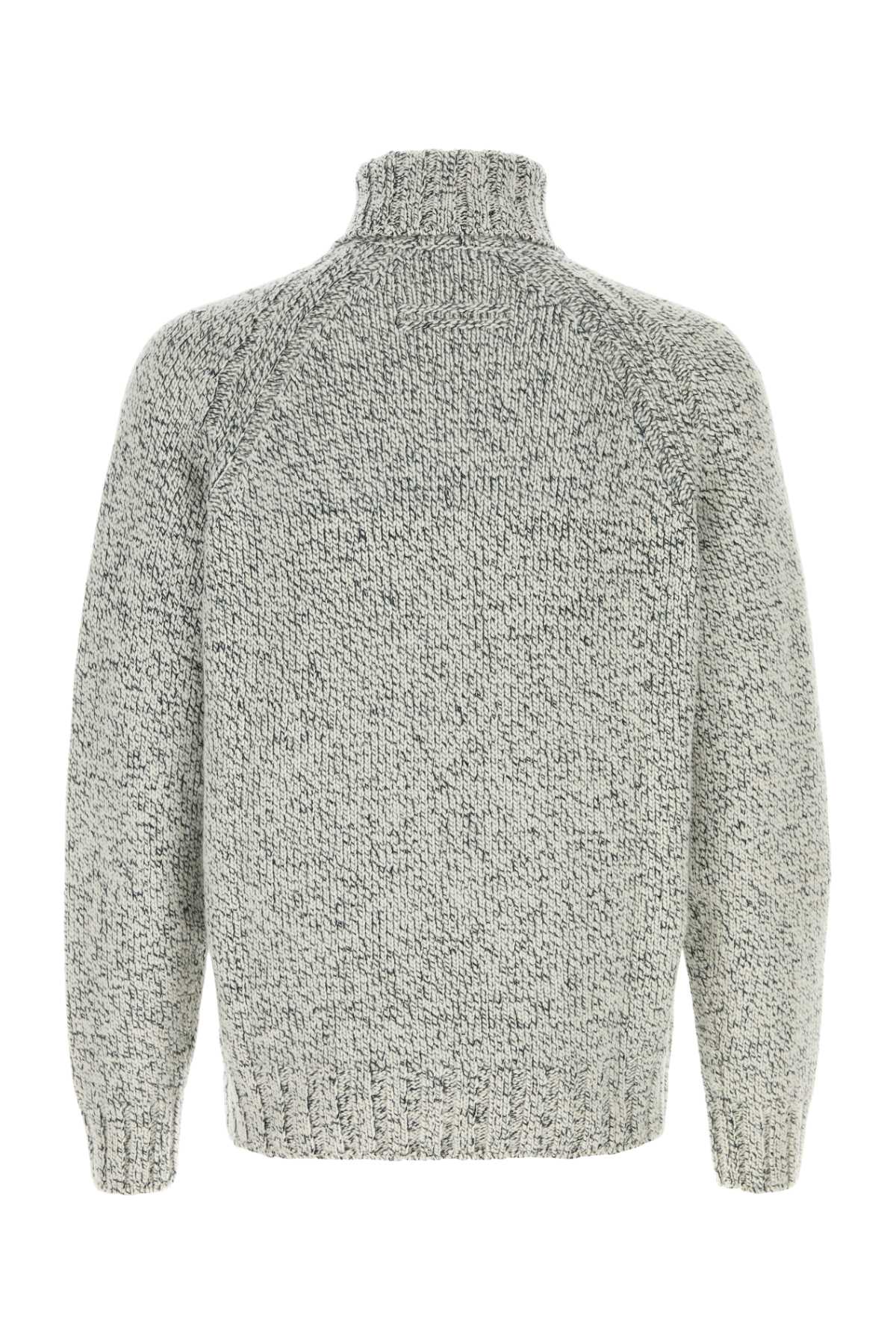Zegna Zegna ツートーン カシミア ブレンド セーター - Image 5