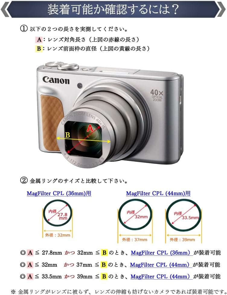 [Compact for Digital Cameras] Polarizing CPL Filter, 1.7 inches (44 mm) Carry Speed MagFilter [Official Domestic Product, Japanese Instruction Manual Included, Warranty] CPL 1.7 inches (44 mm)