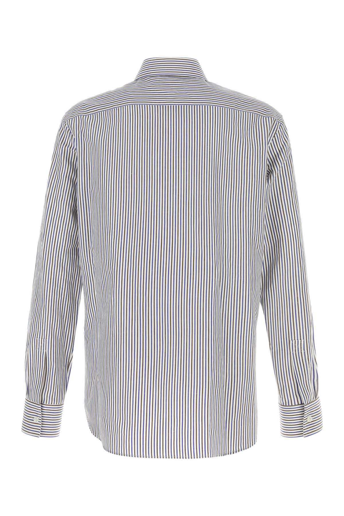 Bottega Bottega Veneta Embroidered Cotton Blend Shirt - Image 5