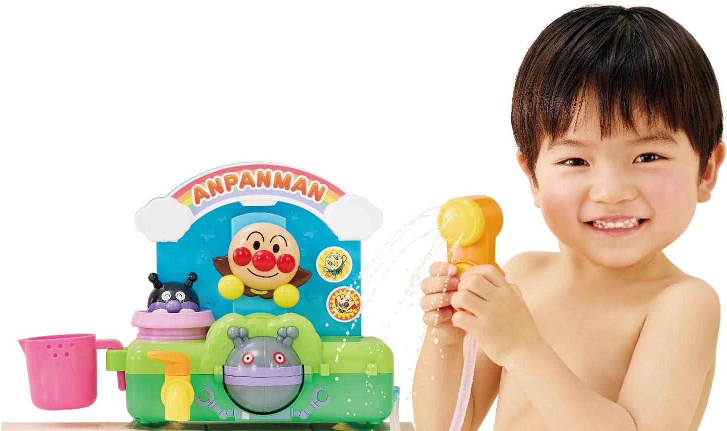 Agatsuma Let's Play Together! Anpanman in the Bath (Batteries Not Required)