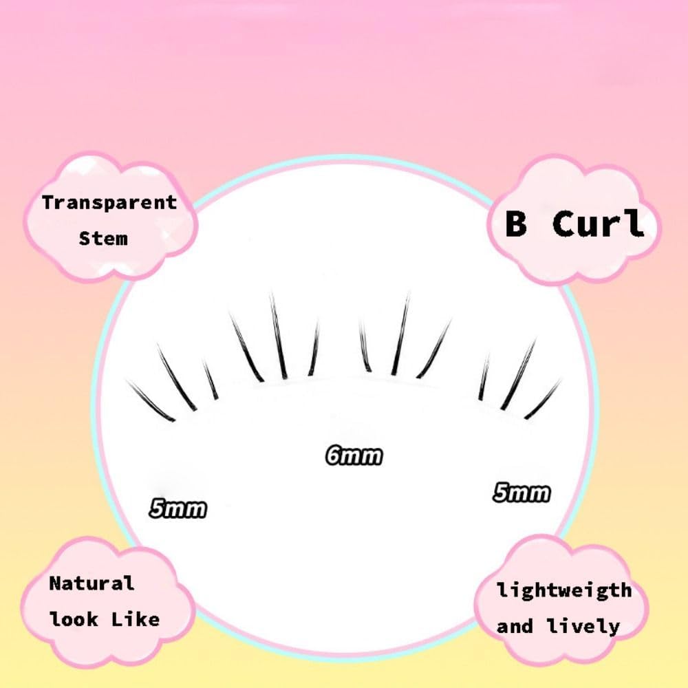 Korean Natural Lower Eyelashes 3DM Ink False Eyelashes Women Cat Claw False Eyelashes Simulation Eyelashes Extension Makeup Tool