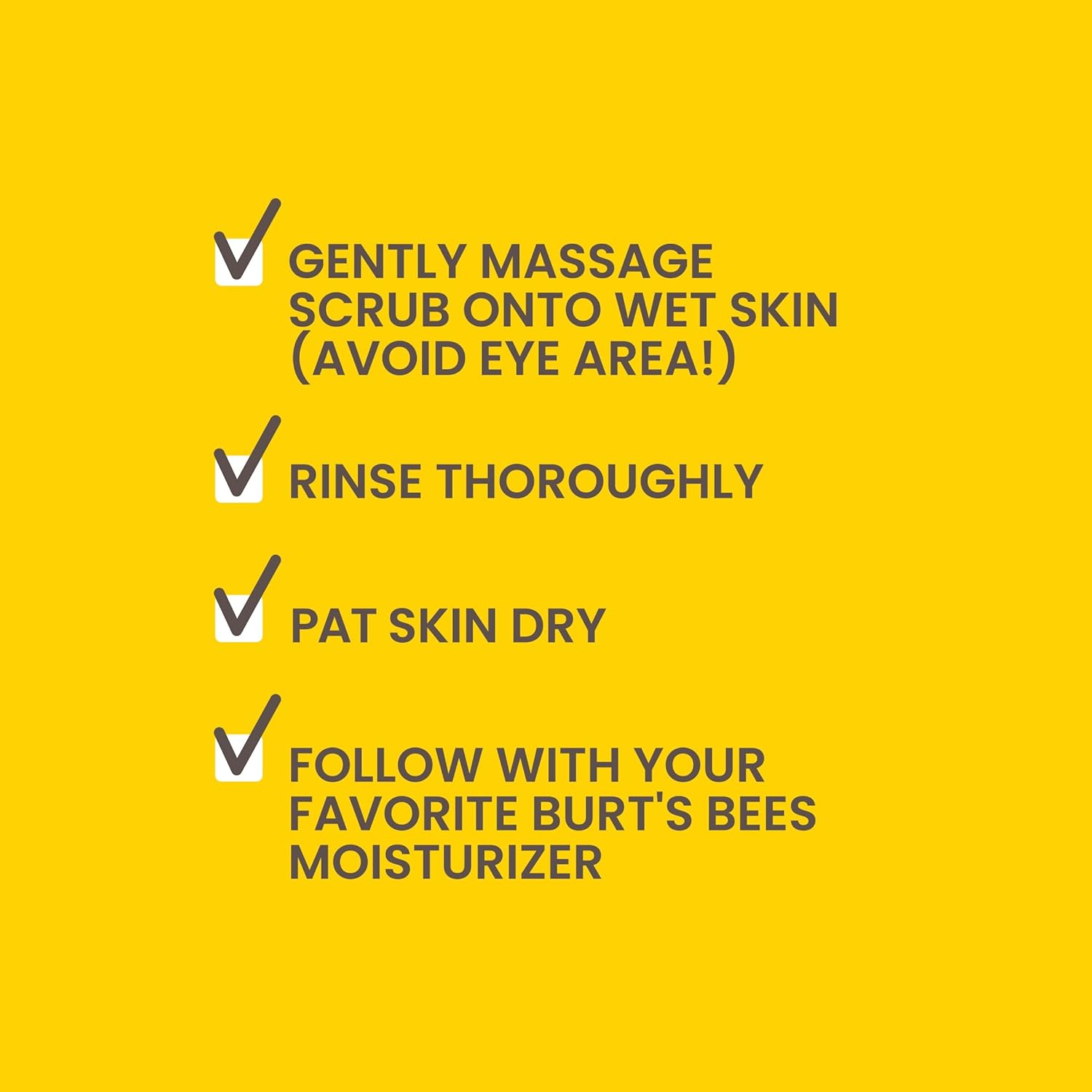 Burt 's Bees paquete de 3 frascos de 4 onzas de exfoliante de durazno y corteza de sauce para poros
