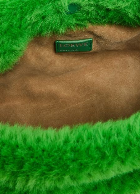 LOEWE Flamenco Purse カーフレザー & ファー ミディアム バッグ - Image 5