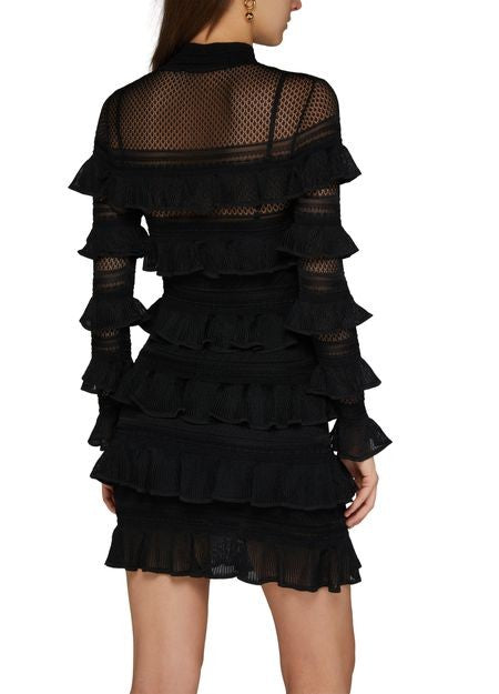 ZIMMERMANN Crush フリル付き ハイネックミニドレス - Image 5