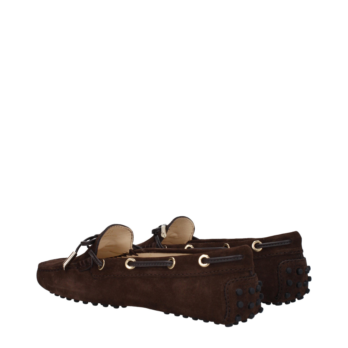 Tods トッド 'S Mocassiniの女性スエードブラウン - Image 5