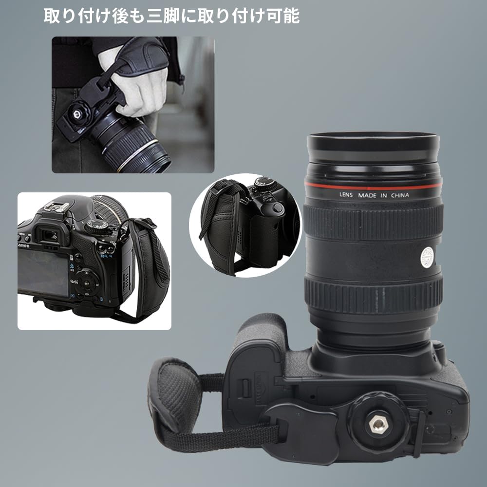 Canon DSLR Hand Strap Oval Wrist Strap for Nikon/Pentax No Letter Wrist Strap Micro Single Hand Strap Reducing Wrist Strap Safe and Easy to Carry for EOS 200D II 850D 90D 5D Mark IV/1D X Mark III