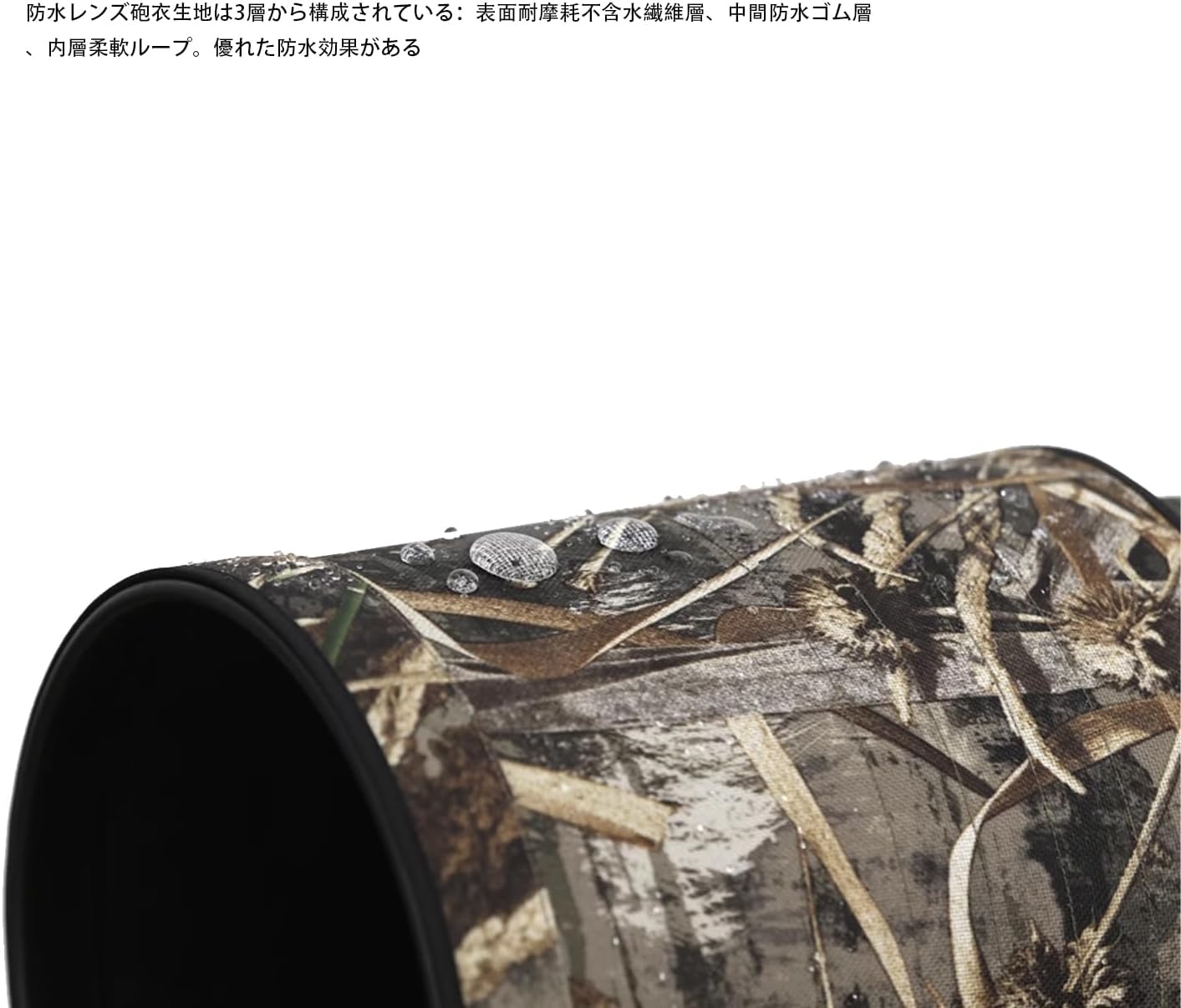 Rolanpro Lens Cover, Camouflage Coat for Telephoto Lens Compatible with SIGMA 500mm F/4 DG OS HSM Sports, Triple Layer Protection, green jungle camo, 500, Modern