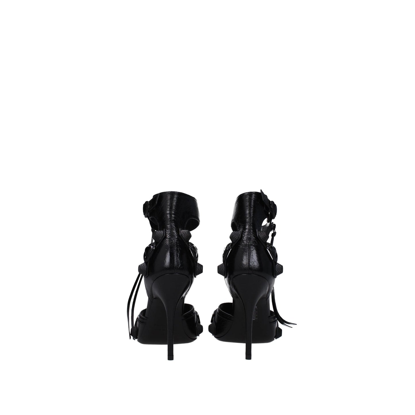 Balenciaga Sandals Cagole Woman Leather Black - Image 5