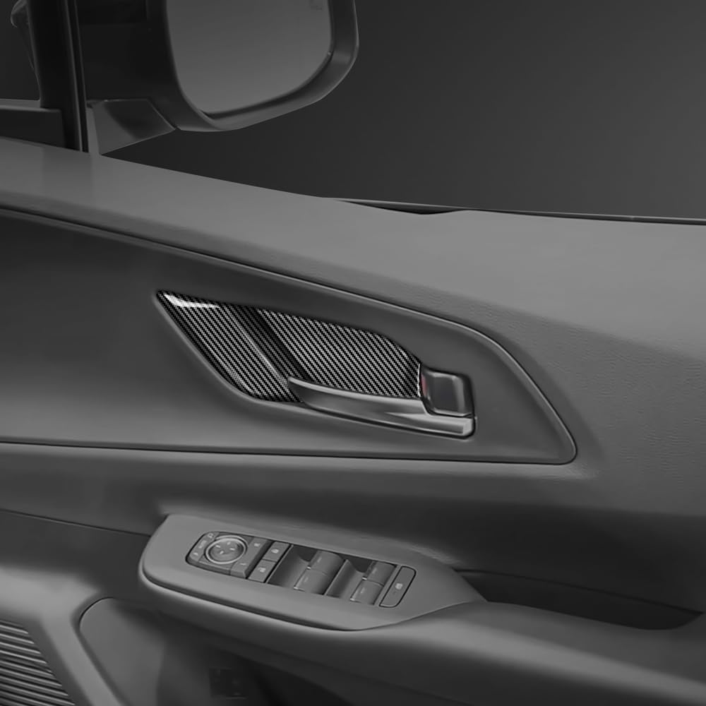 [GIKAKU] Toyota Prius 60 Series Exclusive Accessory Parts Inside Handle Panel Inner Door Bowl Cover PRIUS 60 Series Inner Door Handle Panel Interior Panel Dress Up Interior Parts Garnish (Carbon