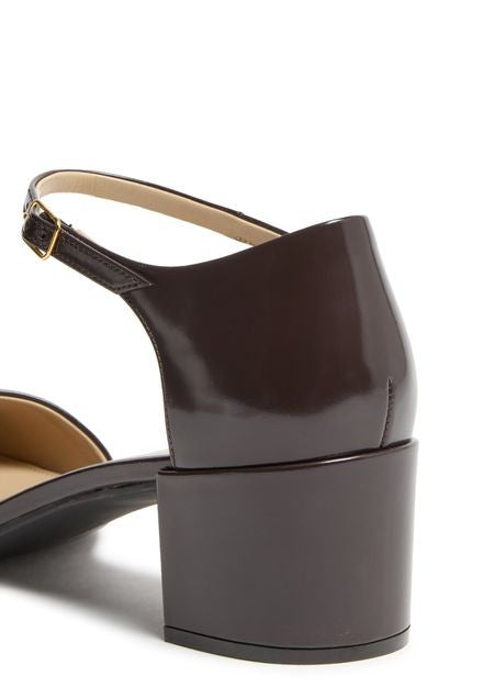 Penelope ankle strap pumps in leather - Image 5