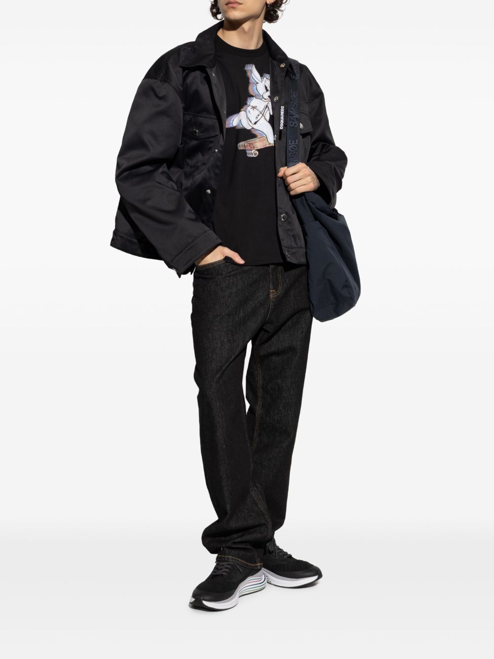 Paul PS By Paul Smith Skate Bunny Cotton Tシャツ - Image 5