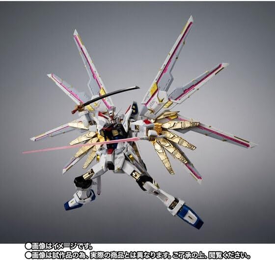 Chogokin Mighty Strike Freedom Gundam Approx. 7.4 inches (188 mm), ABS & PVC & Diecast, Painted Action Figure