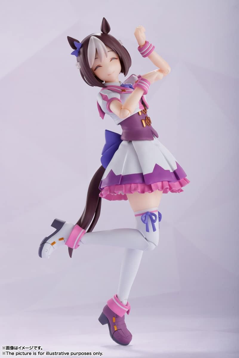 S.H. Figuarts Uma Musume Pretty Derby Special Week, Approx. 5.1 inches (130 mm), PVC & ABS, Pre-painted Action Figure