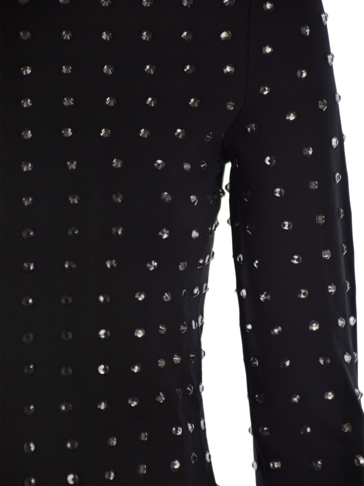 Sportmax ラインストーン付きSportMax Negus Scuba Jersey Tシャツ - Image 5