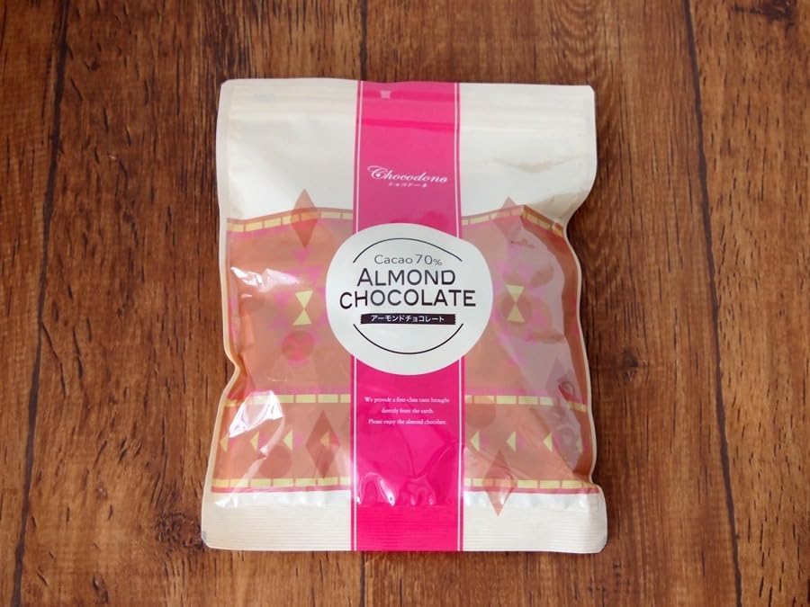 Cacao 70% Almond Chocolate, 19.9 oz (560 g) (280 g x 2 bags)
