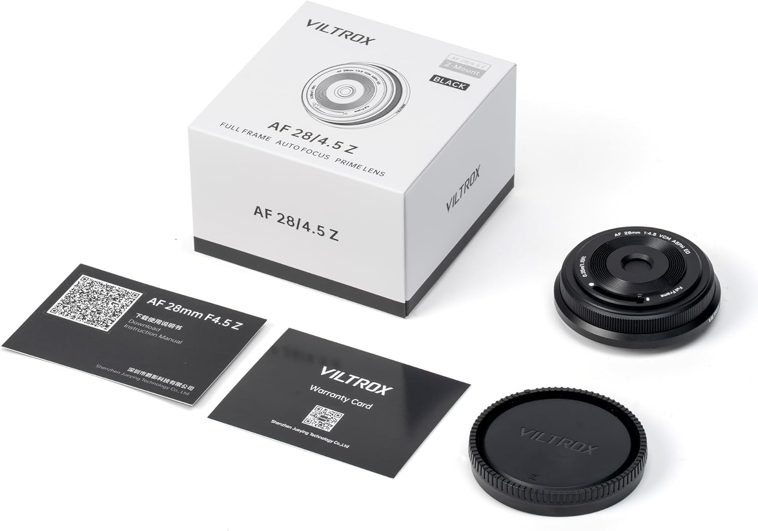 VILTROX AF 28mm F4.5 Z Ultra Thin Pancake Lens for Nikon Z Mount Full Frame, 28mm f/4.5 Z Mount Lens Fixed Aperture F4.5 Autofocus Lens for Nikon Camera Mirrorless Camera Lens