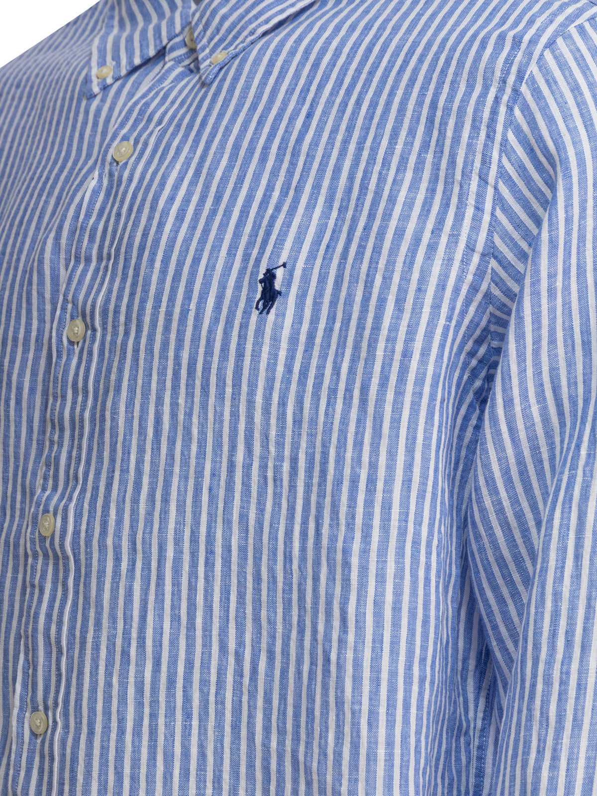 Polo ポロ ラルフローレン ストライプ リネン シャツ - Image 5