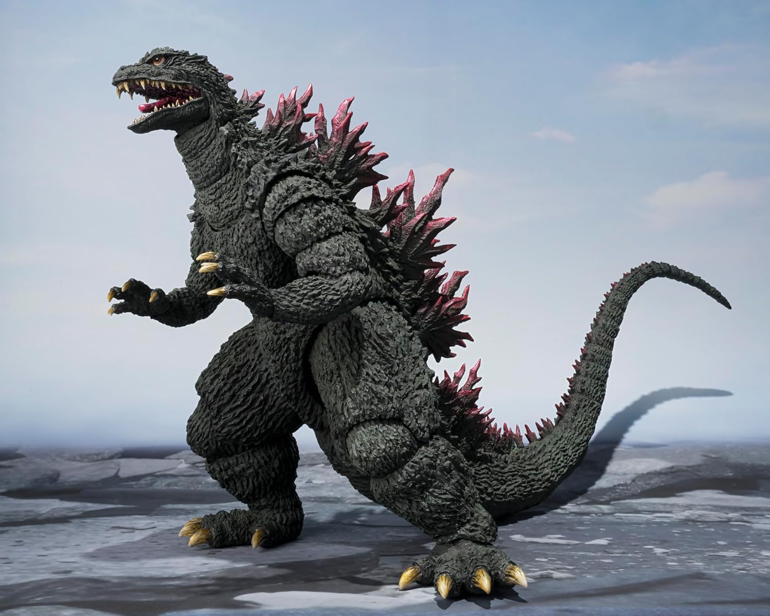 TAMASHII NATIONS S.H. Monster Arts Godzilla x Megagiras G Annihilation Operation Godzilla (2000), Approx. 6.3 inches (160 mm), PVC & ABS Pre-painted Action Figure