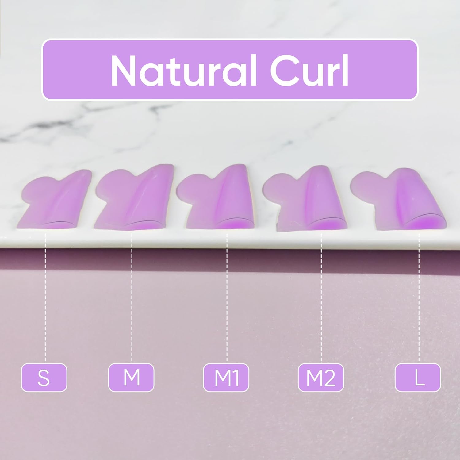 Libeauty Eyelash Perm Pad Cute Mouse Shaped Reusable Eyelash Lift Shield Self Adhesive Super Soft Eyelash Perm Rod 10pcs/5 Sizes Eyelash Perm Tool