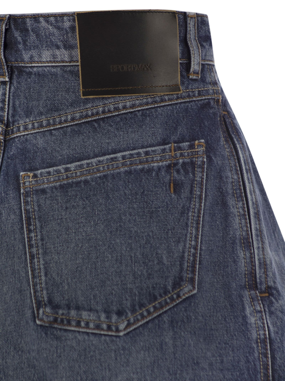 Sportmax SportMax Ghirba Denim Shorts - Image 5
