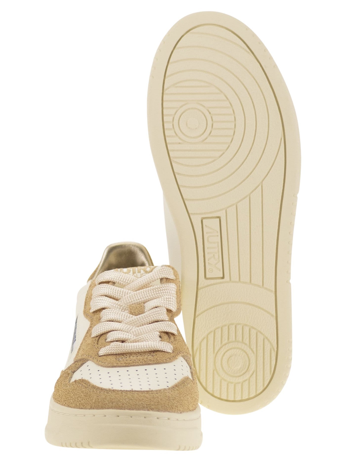 Autry Medalist Low Sneakers With Two Tone Glitter - Image 5