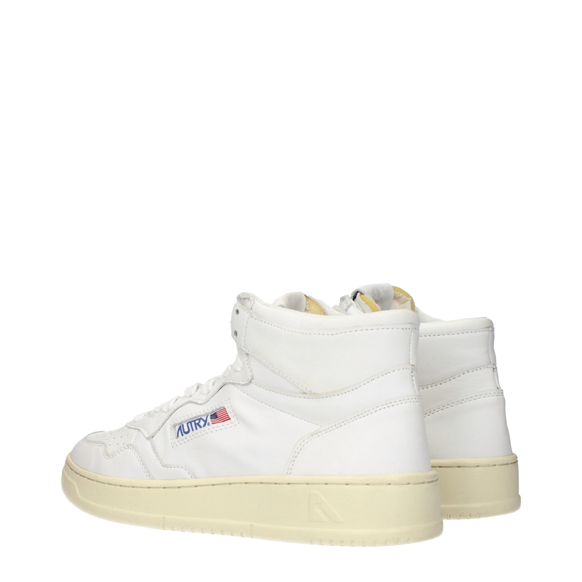 Autry オートリーメンズs ホワイトレザースニーカー - Image 5