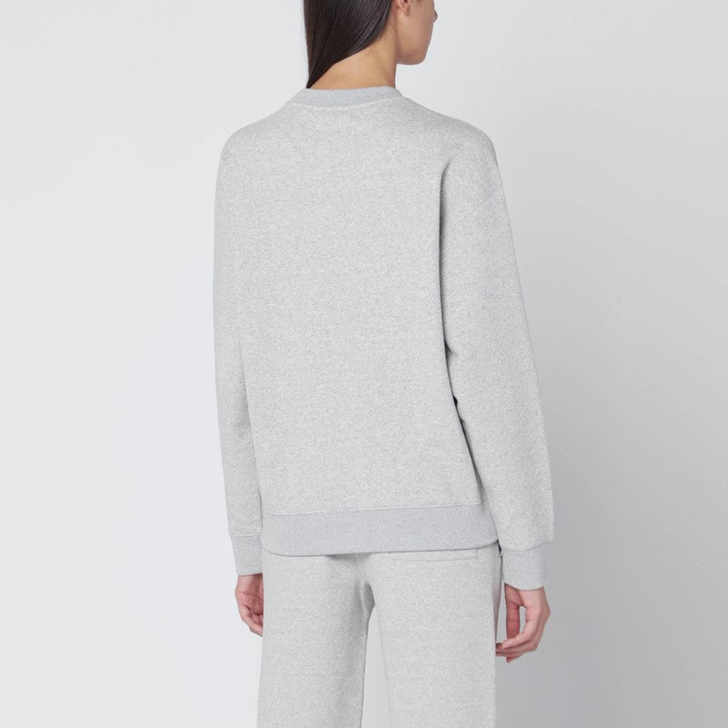 Jil Jil Sander Light Gray Sweatshirt With Logo Print - Image 5