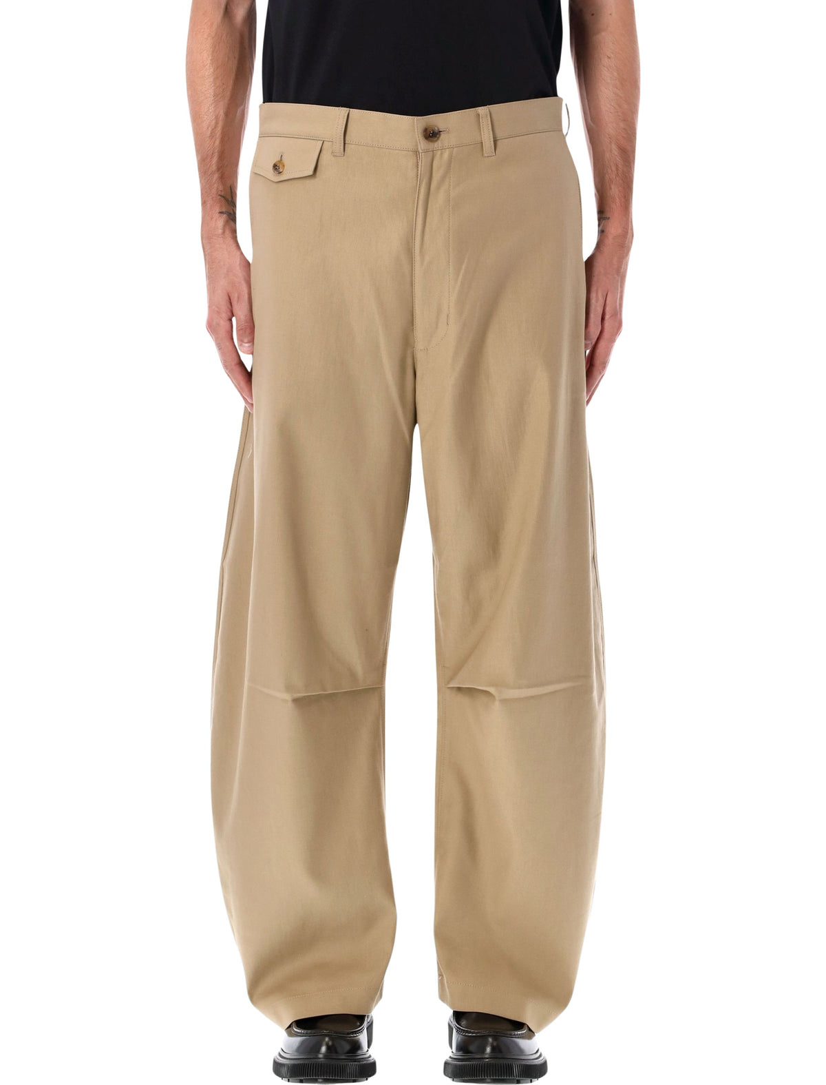 Comme Comme Des Garcons Hommeズボンベージュ - Image 5