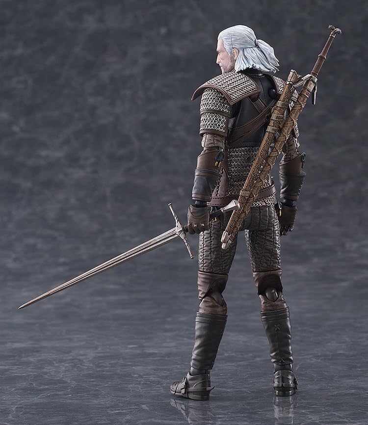 Max Factory Figma The Witcher 3 Wild Hunt Geralt Non-Scale Plastic Pre-Painted Action Figure