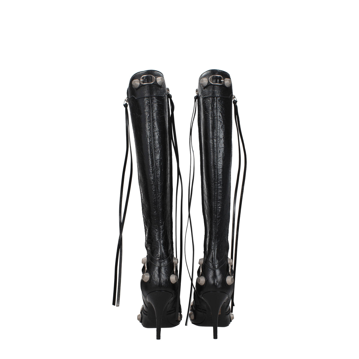 Balenciaga Boots Women Leather Black - Image 5