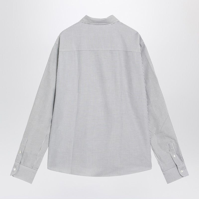 Ami Ami Paris Ami De Coeur Striped White Shirt - Image 5
